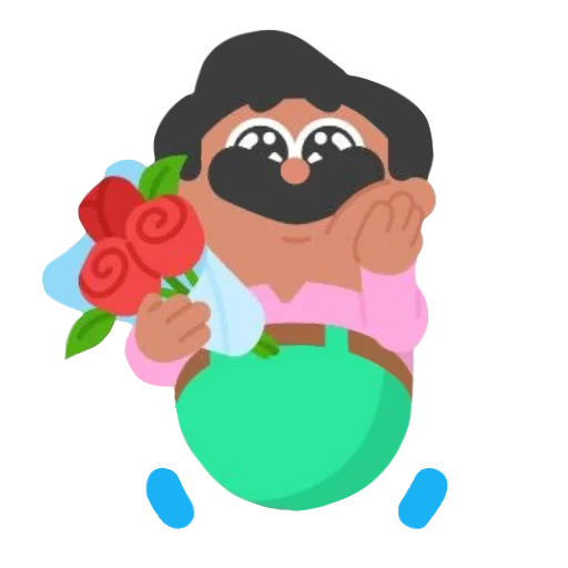 🥰 Стикер «Duolingo» для Telegram