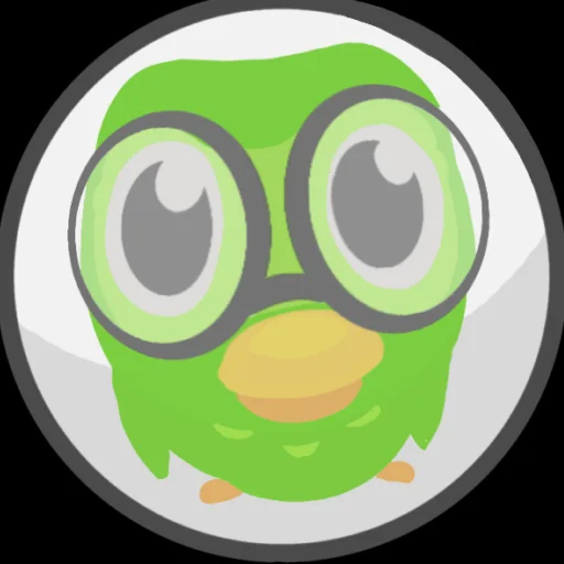 😳 Стикер «Duolingo» для Telegram