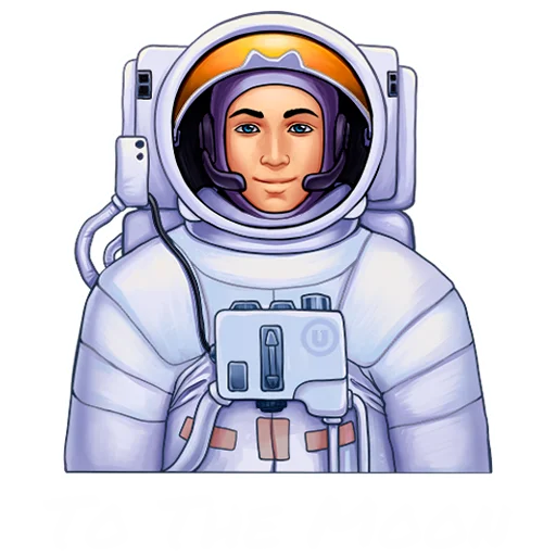 👨‍🚀 Стикер «Utopia p2p crypto pack» для Telegram