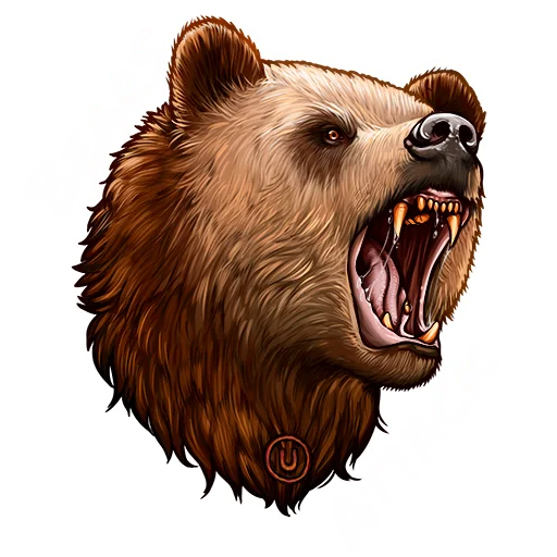 🐻 Стикер «Utopia p2p crypto pack» для Telegram