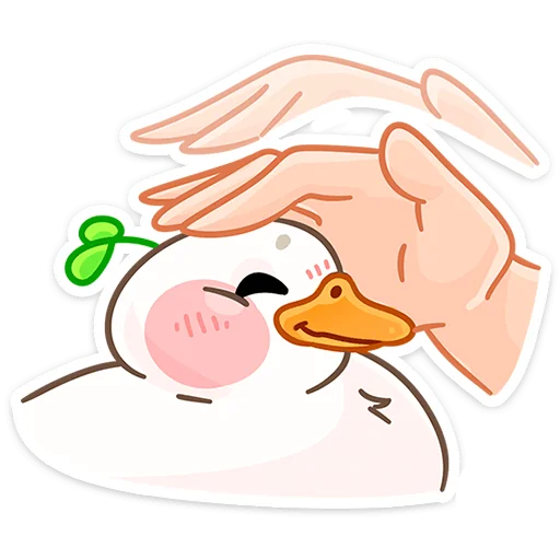 ☺ Стикер «Утошка без надписей» для Telegram