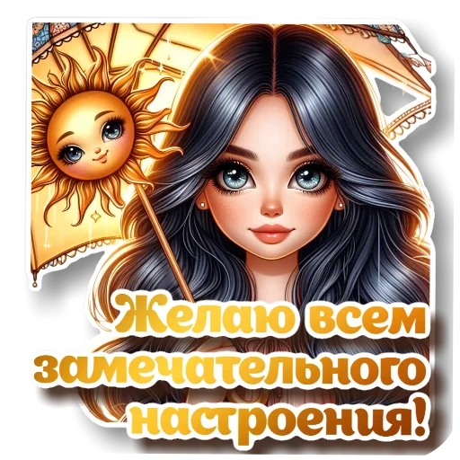 👍 Стикер «УТРЕННЕЕ» для Telegram
