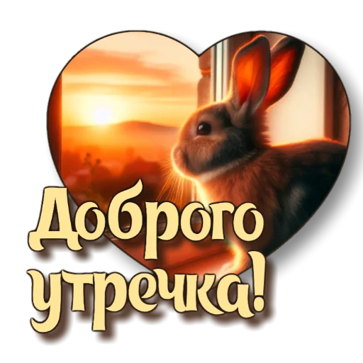 🍲 Стикер «УТРЕННЕЕ» для Telegram