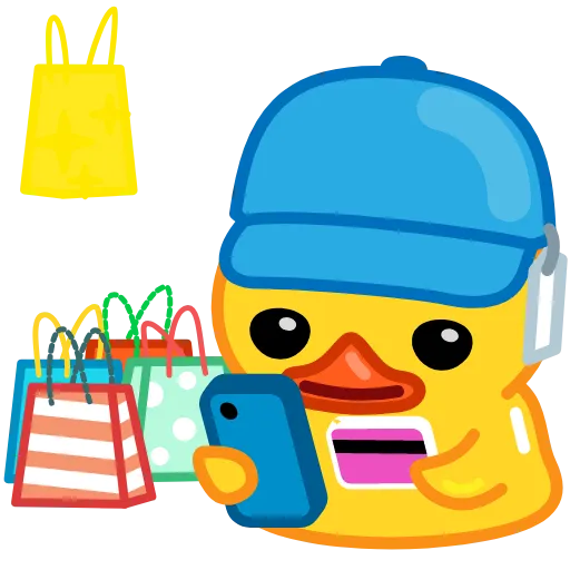 🛍 Стикер «Utya Duck 2» для Telegram