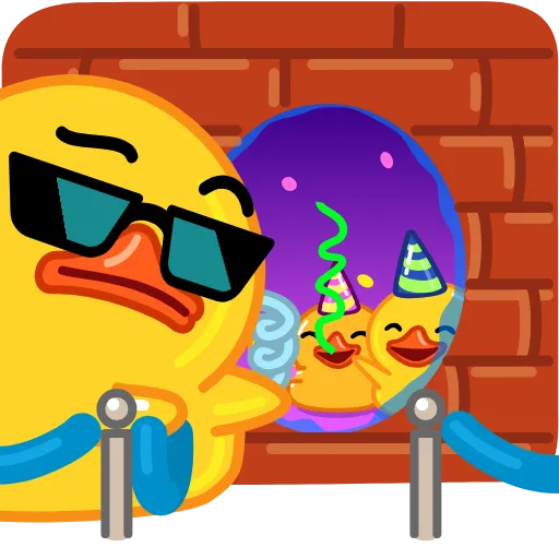 ✋ Стикер «Utya Duck 2» для Telegram