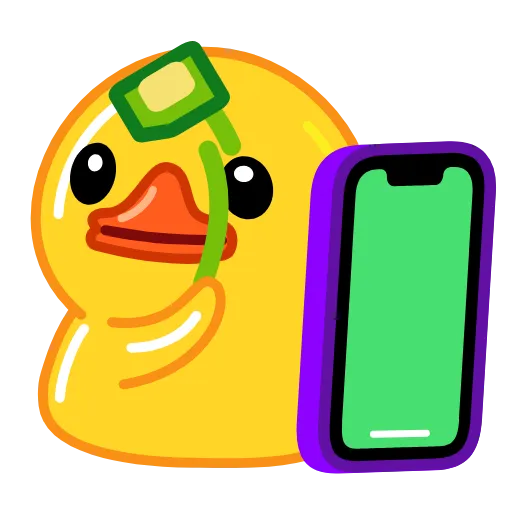 📱 Стикер «Utya Duck 2» для Telegram