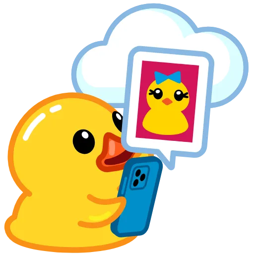 ☁️ Стикер «Utya Duck 2» для Telegram