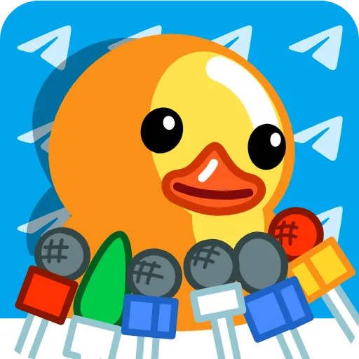🎤 Стикер «Utya Duck 2» для Telegram