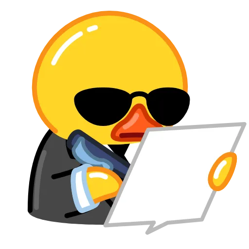😎 Стикер «Utya Duck 2» для Telegram