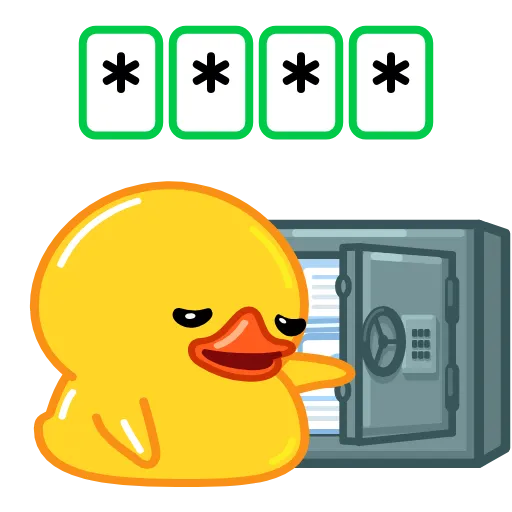 🔒 Стикер «Utya Duck 2» для Telegram