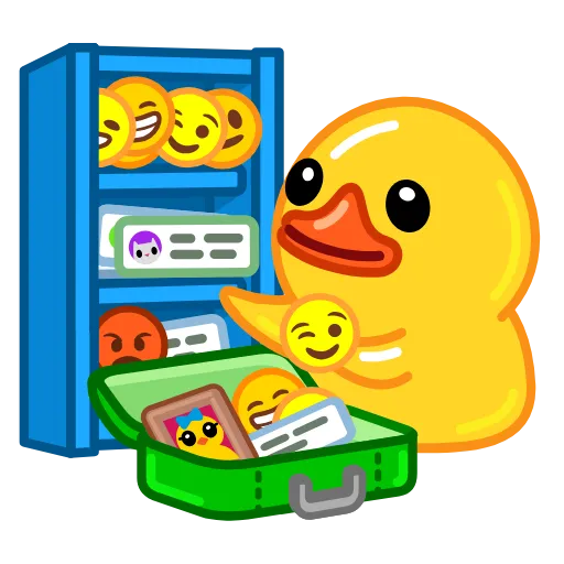 🧳 Стикер «Utya Duck 2» для Telegram
