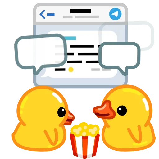 💬 Стикер «Utya Duck 2» для Telegram