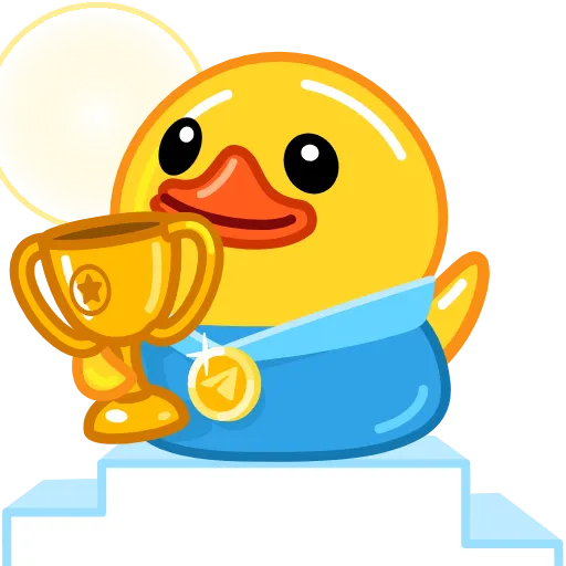 🏆 Стикер «Utya Duck 2» для Telegram
