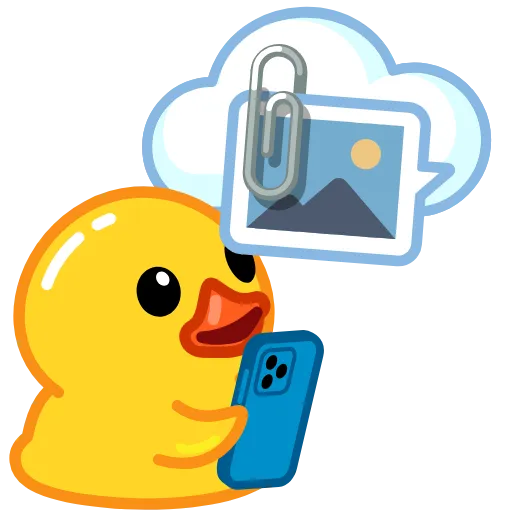 👍 Стикер «Utya Duck 2» для Telegram