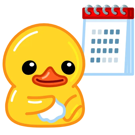 🗓 Стикер «Utya Duck 2» для Telegram