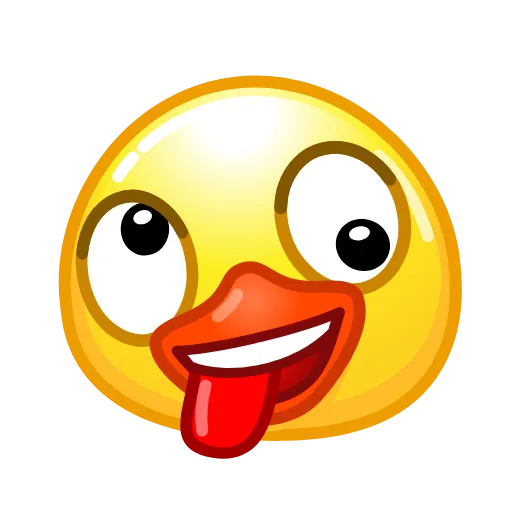 🤪 Стикер «Utya Emoji Pack» для Telegram