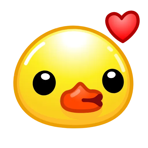😘 Стикер «Utya Emoji Pack» для Telegram
