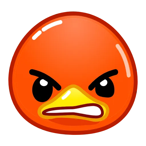😡 Стикер «Utya Emoji Pack» для Telegram