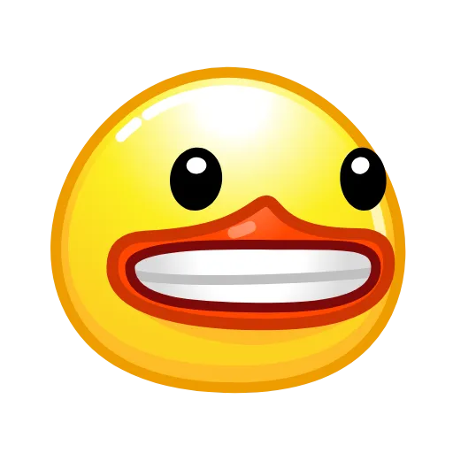 😬 Стикер «Utya Emoji Pack» для Telegram