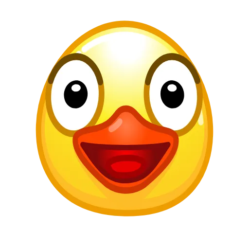 😜 Стикер «Utya Emoji Pack» для Telegram