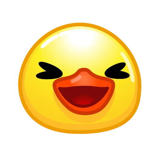 🤣 Стикер «Utya Emoji Pack» для Telegram