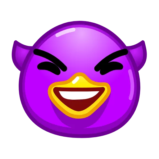 😈 Стикер «Utya Emoji Pack» для Telegram