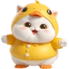 ☺️ Эмодзи «Пушистые утята» для Telegram