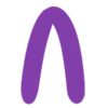 🧡 Эмодзи «Ultraviolet - фиолетовые буквы, цифры» для Telegram
