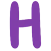 💚 Эмодзи «Ultraviolet - фиолетовые буквы, цифры» для Telegram