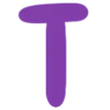 🤍 Эмодзи «Ultraviolet - фиолетовые буквы, цифры» для Telegram
