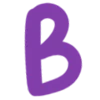 💗 Эмодзи «Ultraviolet - фиолетовые буквы, цифры» для Telegram