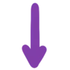 🔽 Эмодзи «Ultraviolet - фиолетовые буквы, цифры» для Telegram