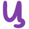 🗯 Эмодзи «Ultraviolet - фиолетовые буквы, цифры» для Telegram