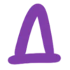 💞 Эмодзи «Ultraviolet - фиолетовые буквы, цифры» для Telegram