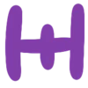 ❣ Эмодзи «Ultraviolet - фиолетовые буквы, цифры» для Telegram