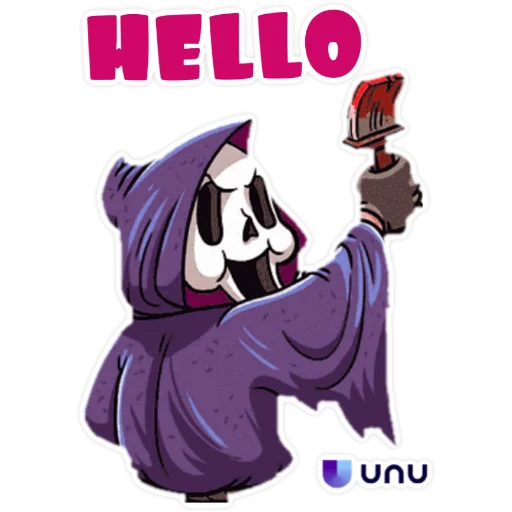 👋 Стикер «UNU LOVE» для Telegram