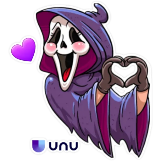 😍 Стикер «UNU LOVE» для Telegram