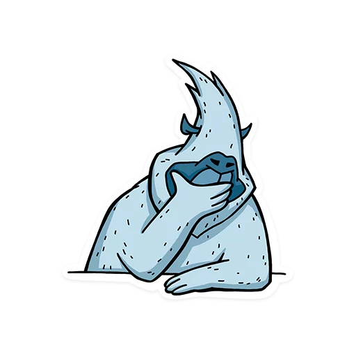 🙈 Стикер «Uwik» для Telegram
