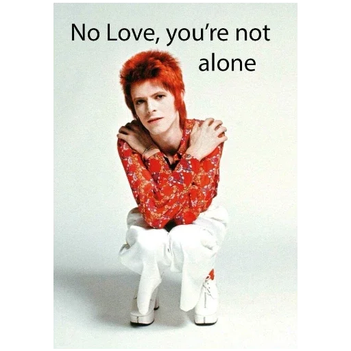 ❤️ Стикер «David Bowie 4 Дэвид Боуи» для Telegram