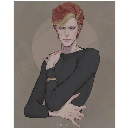 😔 Стикер «David Bowie 4 Дэвид Боуи» для Telegram