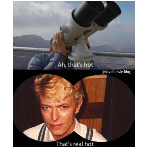 🥴 Стикер «David Bowie 4 Дэвид Боуи» для Telegram