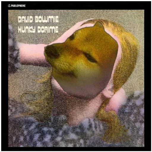 🐶 Стикер «David Bowie 4 Дэвид Боуи» для Telegram