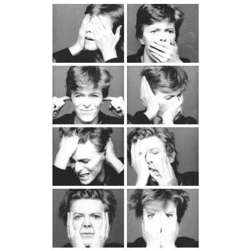 👺 Стикер «David Bowie 4 Дэвид Боуи» для Telegram