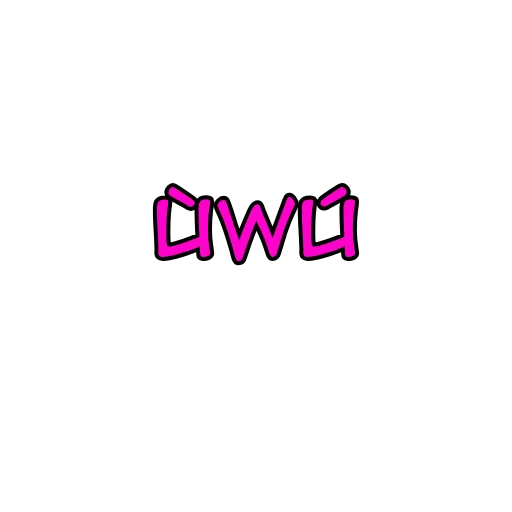 😄 Стикер «UWU» для Telegram