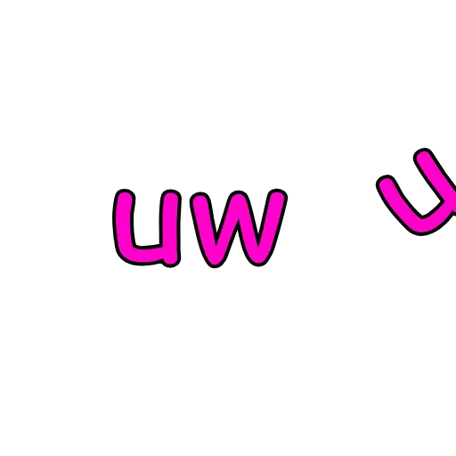 😄 Стикер «UWU» для Telegram