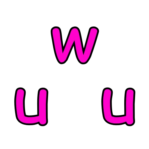 😄 Стикер «UWU» для Telegram