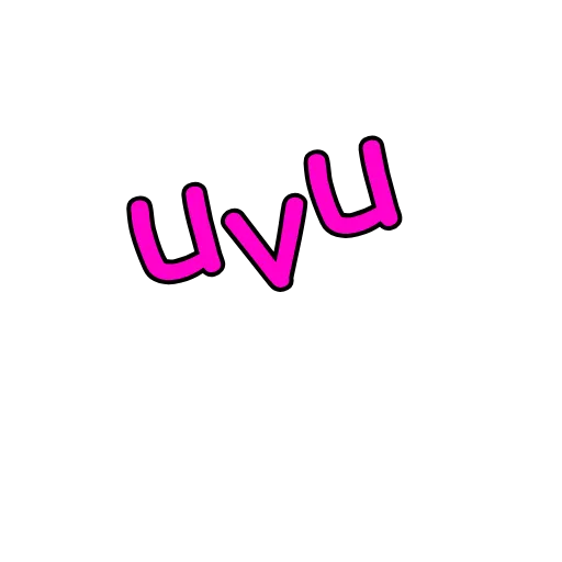 😄 Стикер «UWU» для Telegram