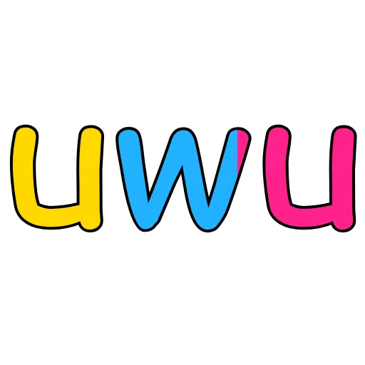 😄 Стикер «UWU» для Telegram