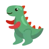 🦖 Эмодзи «Зелёные буквы, иконки» для Telegram