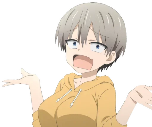 🤨 Стикер «Uzaki-Chan» для Telegram